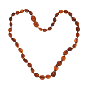 Collier Ambre Bébé Perles Ovales