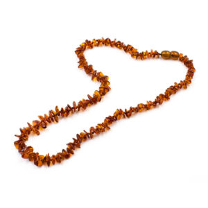 Collier Ambre Femme Éclats Modernes Cognac