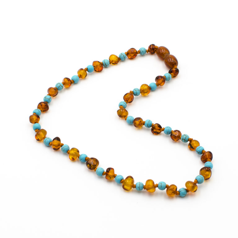 Bracelet Baroque En Ambre Naturel Qualité AAA - 17-18 Cm - Lithothérapie, Sans Fermoir