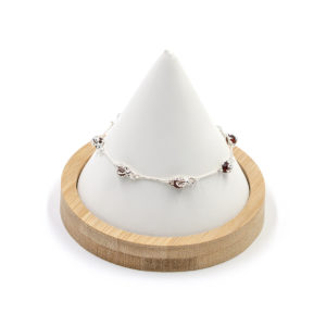 Bracelet Coccinelle Ambre Cognac et Argent 925/1000