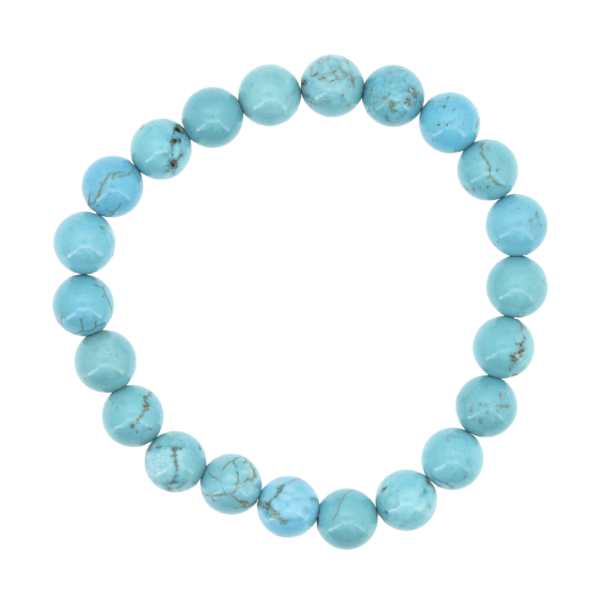 Bracelet Howlite Bleue