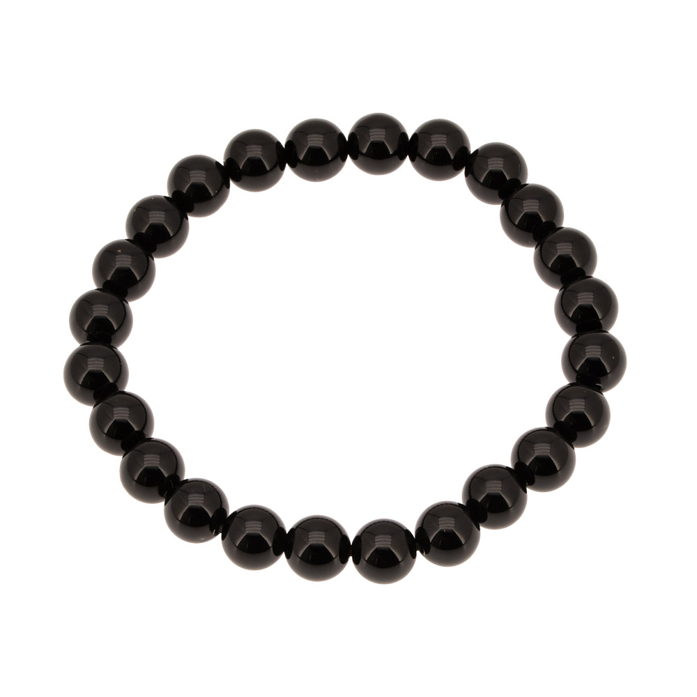 Bracelet Obsidienne Noire AAA - Fabriqué en France - Yogazen