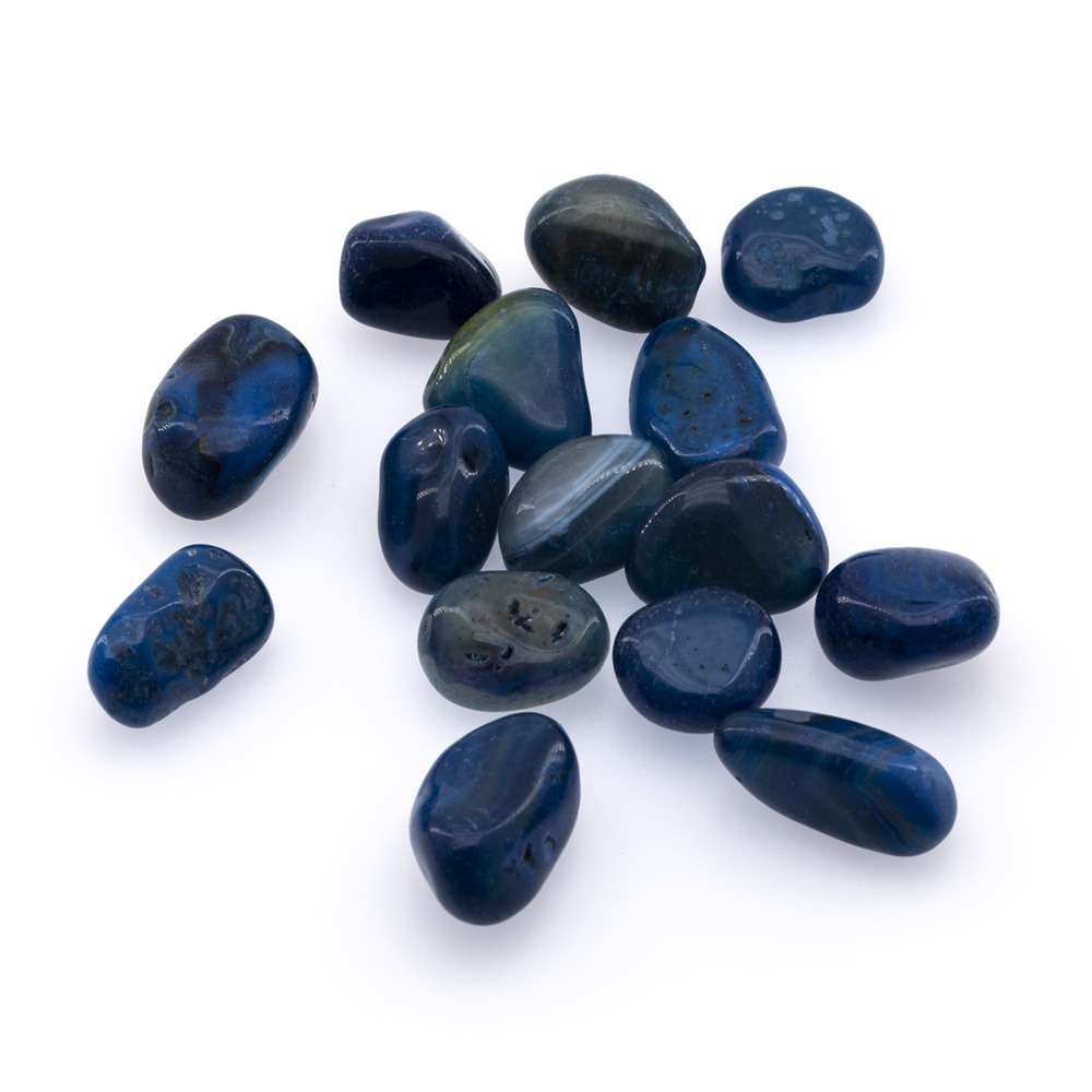 Lot Pierre Agate Bleue