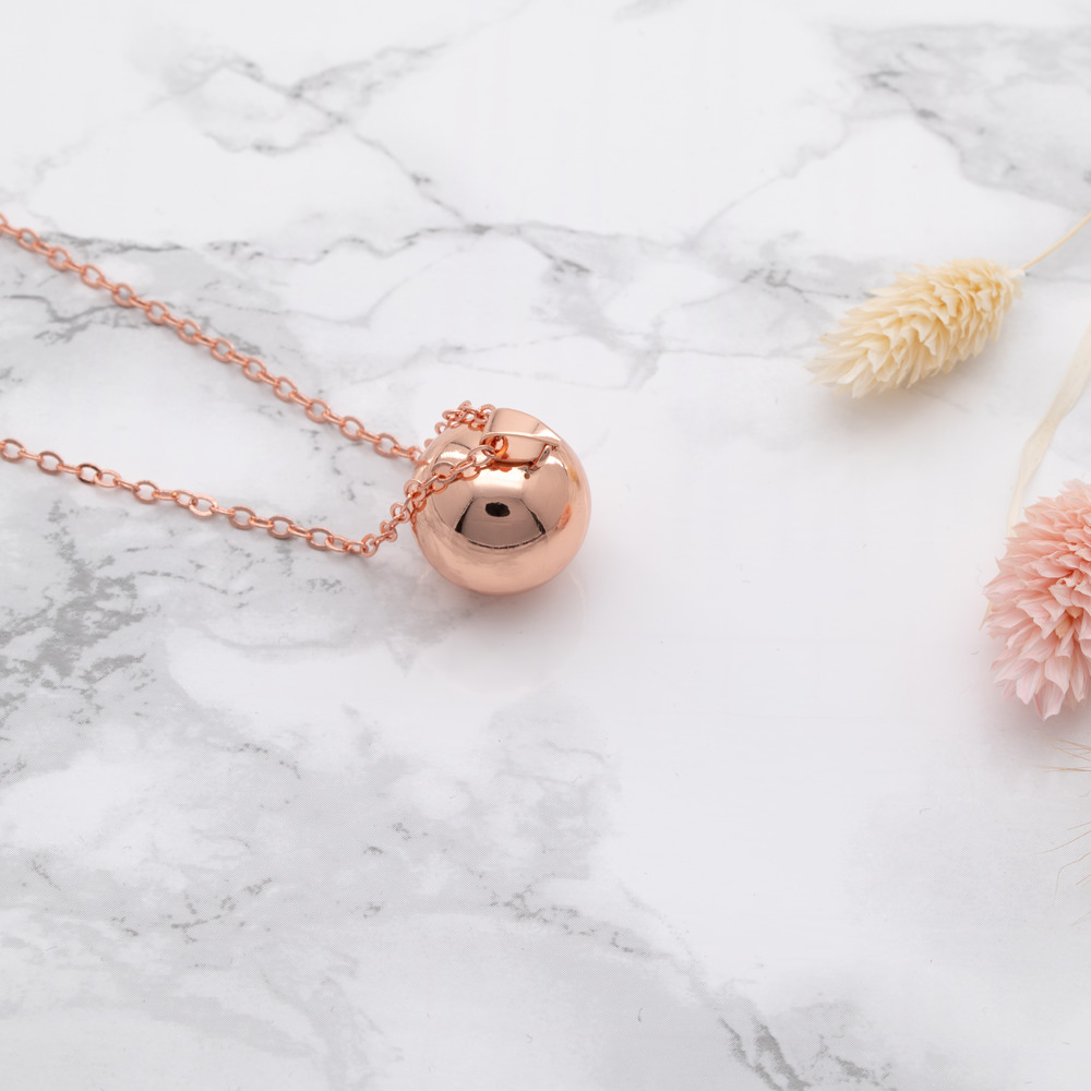 Bola De Grossesse Essentiel Or Rose Et Chaine 123ambre