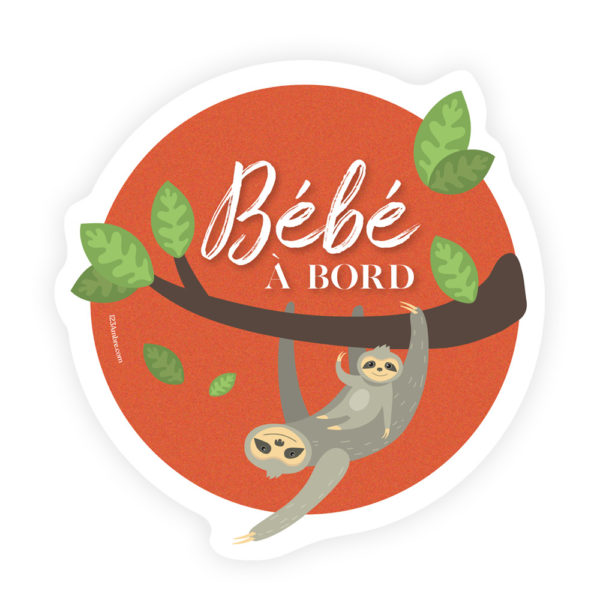 Autocollant 'Bébé à Bord' Avec Motif Petite Vache - Dimensions 13,5 Cm, Vinyle Polymère Haute Qualité, Couleurs Vives