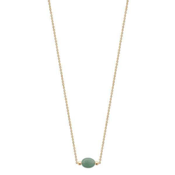 Collier Rigel Aventurine et Plaqué Or