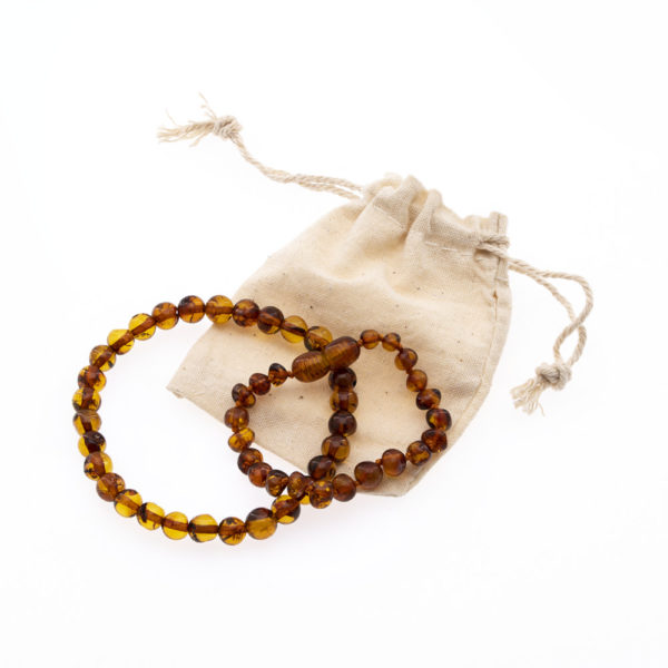 Pack Maman + Bébé Bracelet Cognac