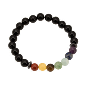 Bracelet 7 Chakras Onyx