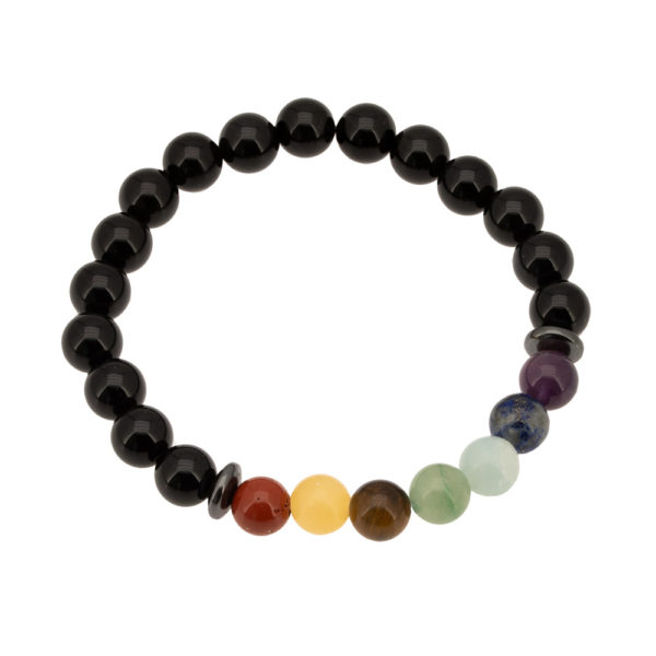 Bracelet 7 Chakras Onyx