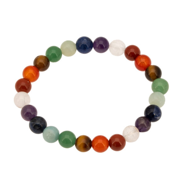 Bracelet 7 chakras multicolore