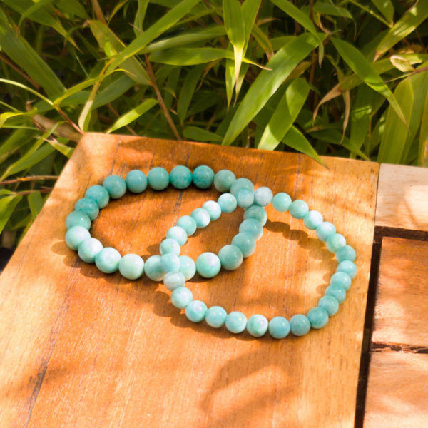 Bracelets Larimar 6 mm et 8 mm