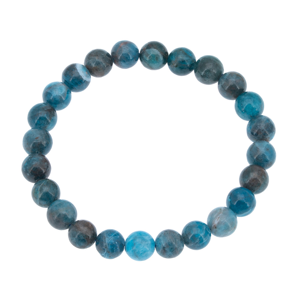 Bracelet en Apatite Bleue | Univers Minéral®