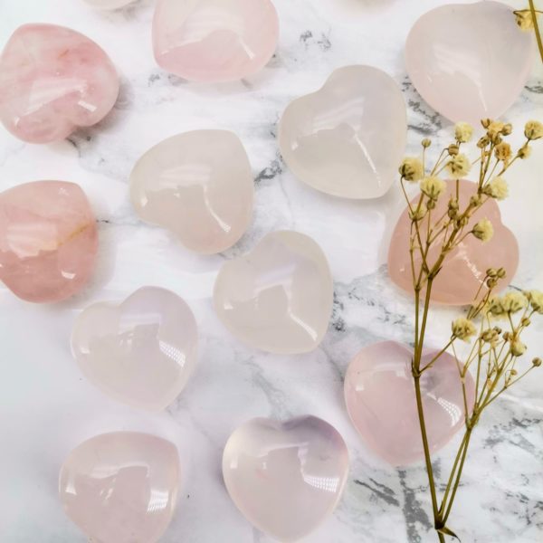 Coeur Quartz Rose Situation