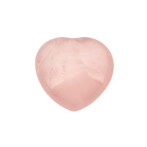 Coeur en Quartz Rose