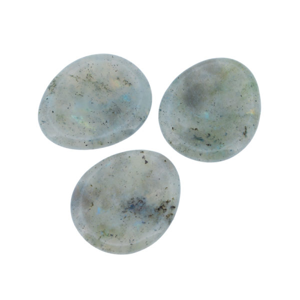 Lot de 3 Galets Labradorite Incurvé