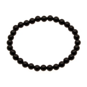 Bracelet Obsidienne Noire 6mm