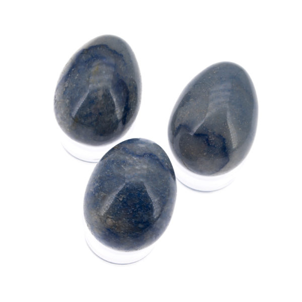 Lot Oeuf Aventurine Bleue