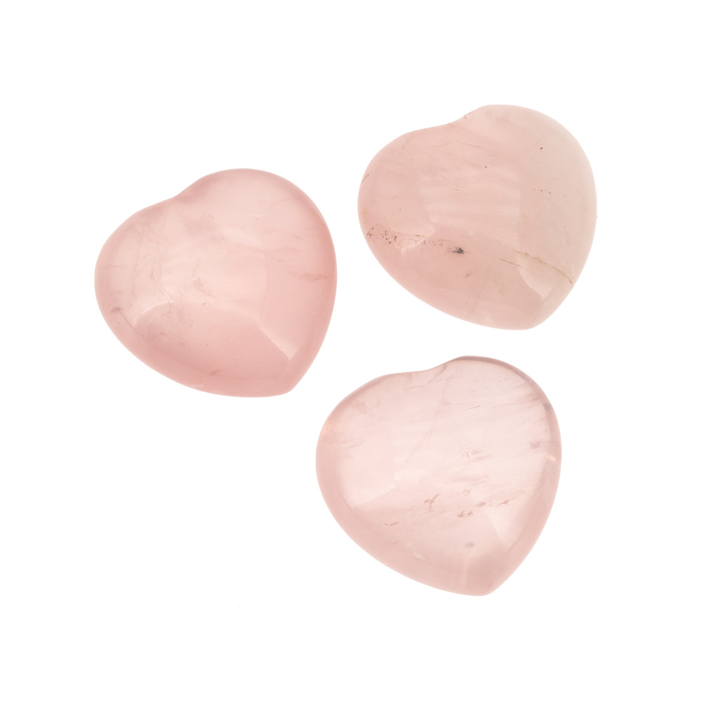 Coeur en Quartz Rose