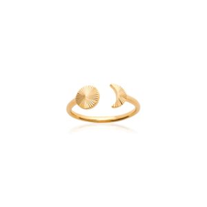 Bague Luna - Plaqué Or