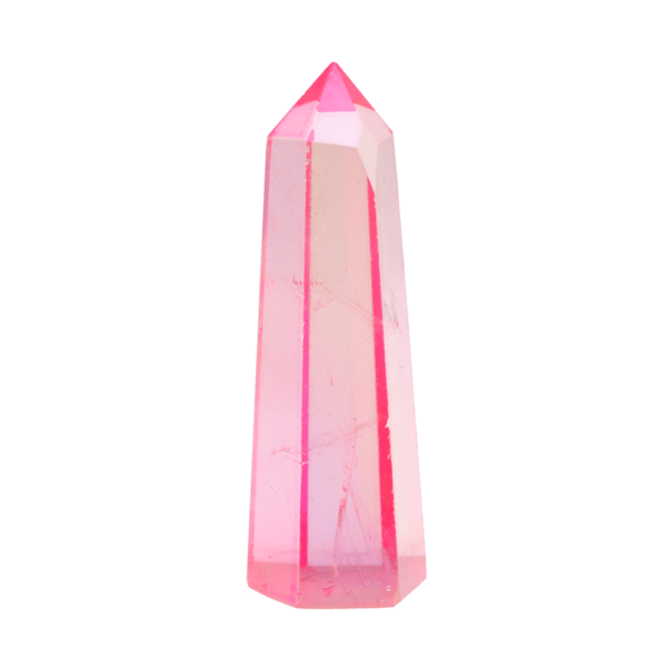 Pointe Quartz Aura Rose