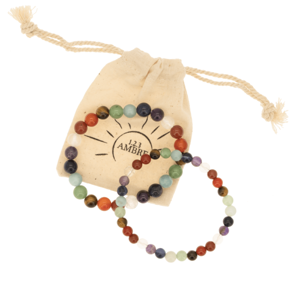 Bracelets Couple 7 Chakras Lin