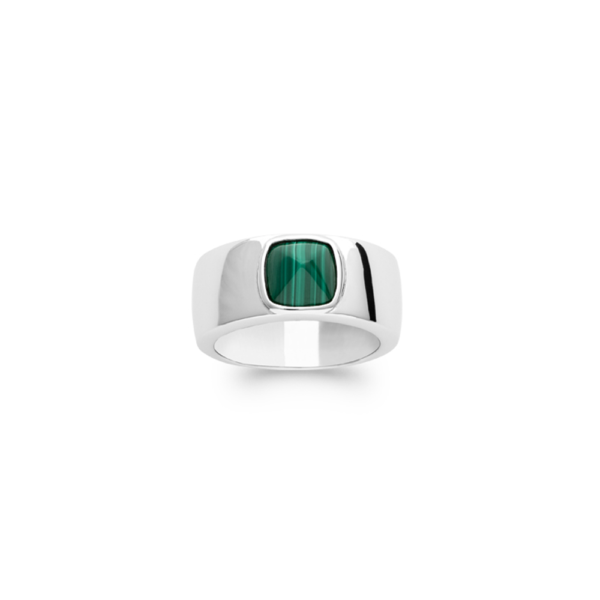 Bague Malachite Argent