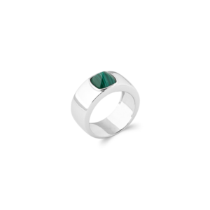 Bague Malachite Argent