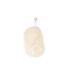 Pendentif Agate Blanche