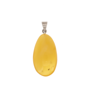 Pendentif en Ambre Jaune