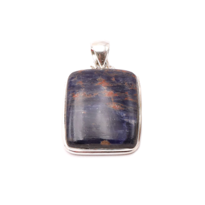 Pendentif Sodalite Carré