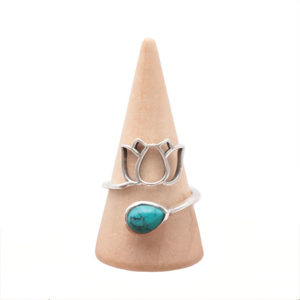 Bague Aoi Turquoise et Argent