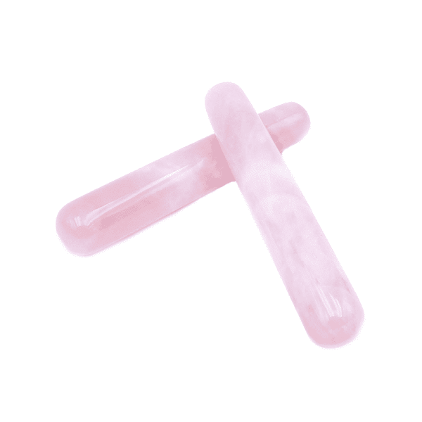 Baton de massage quartz rose duo