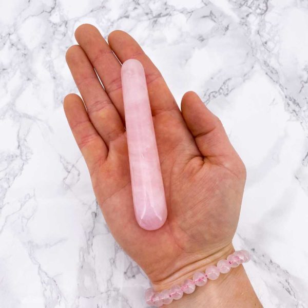 Baton de massage quartz rose situation