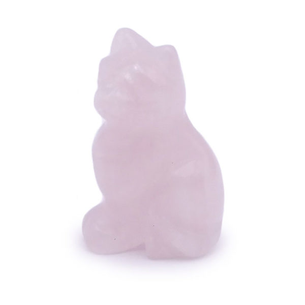 Chat en Quartz Rose