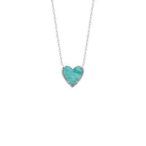 Collier Hyperion Argent et Amazonite