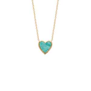 Collier Hyperion Or et Amazonite