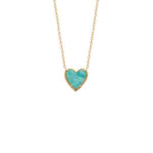 Collier Hyperion Or et Amazonite