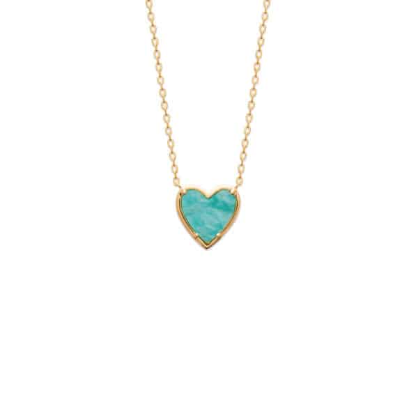 Collier Hyperion Or et Amazonite
