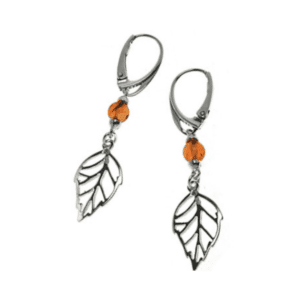 Boucles d'oreille Feuille