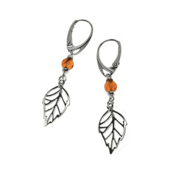 Boucles d'oreille Feuille