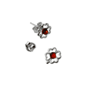 Boucle d'oreille trèfle
