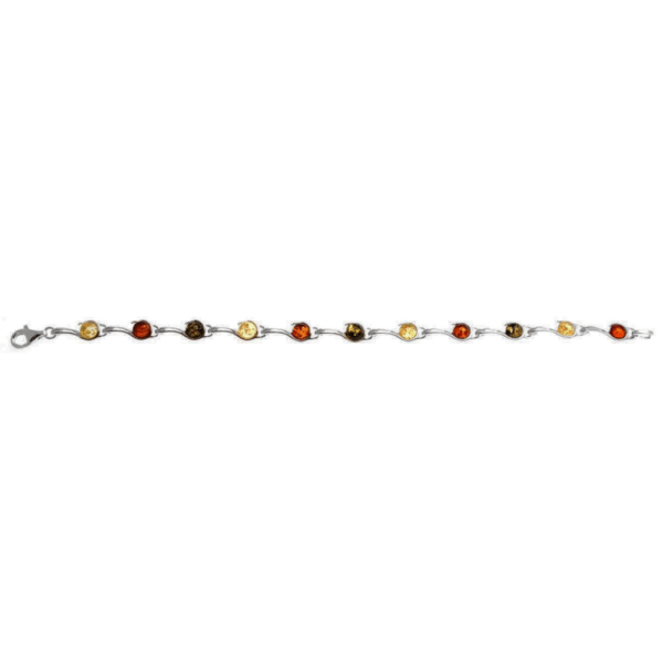 Bracelet Yonas Ambre et Argent