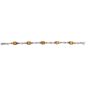 Bracelet Cognac et Argent