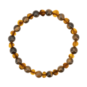 Bracelet Ambre et Oeil de Tigre