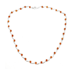 Collier Bettik Ambre et Argent