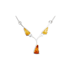 Collier Elfe Ambre et Argent