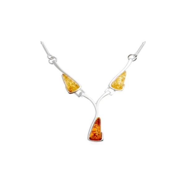 Collier Elfe Ambre et Argent