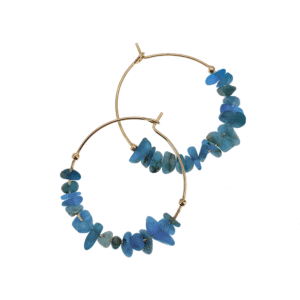 Boucle oreille apatite cabossées