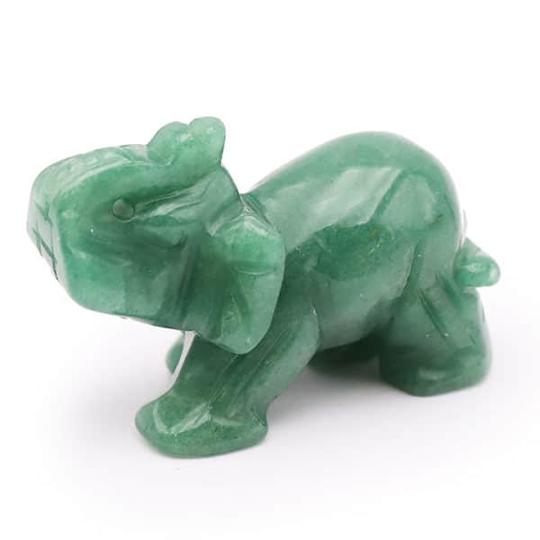 Éléphant en Aventurine