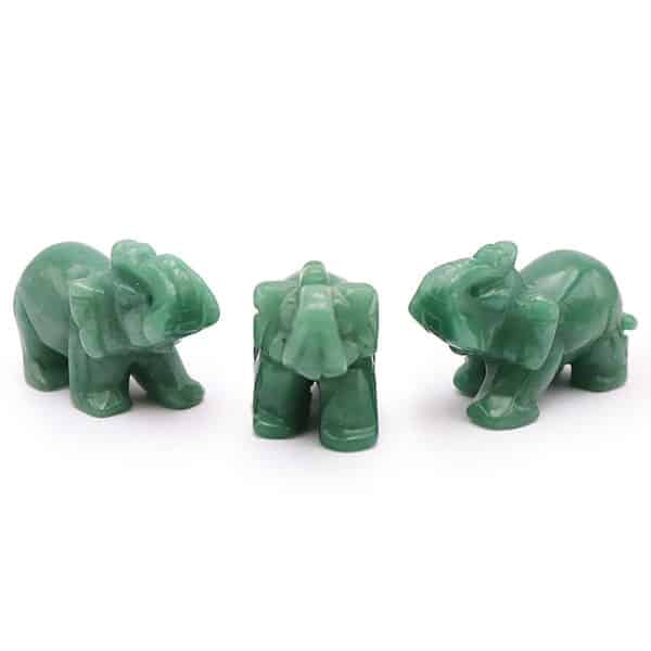 Lot Éléphant en Aventurine